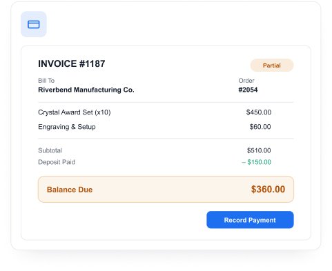 Feature Page Invoicing Payments