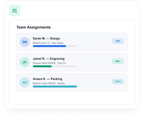 Feature Page Team Tasks Roles